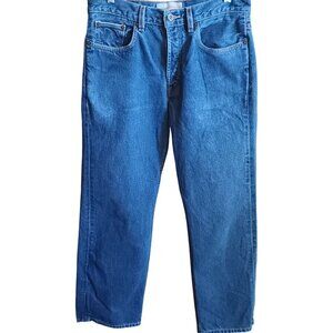 31x32 2005 Redline Buttonfly Jeans Old Navy 2005 Straight-Cut Men's Selvedge